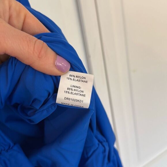 Meshki black ruched bodycon tank dress size small - Picture 5 of 8